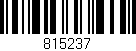 Código de barras (EAN, GTIN, SKU, ISBN): '815237'