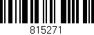 Código de barras (EAN, GTIN, SKU, ISBN): '815271'