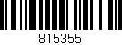 Código de barras (EAN, GTIN, SKU, ISBN): '815355'