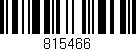 Código de barras (EAN, GTIN, SKU, ISBN): '815466'