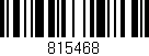 Código de barras (EAN, GTIN, SKU, ISBN): '815468'