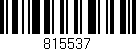 Código de barras (EAN, GTIN, SKU, ISBN): '815537'