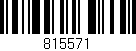 Código de barras (EAN, GTIN, SKU, ISBN): '815571'