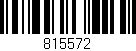 Código de barras (EAN, GTIN, SKU, ISBN): '815572'