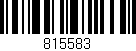 Código de barras (EAN, GTIN, SKU, ISBN): '815583'