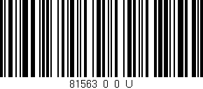 Código de barras (EAN, GTIN, SKU, ISBN): '81563_0_0_U'
