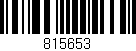 Código de barras (EAN, GTIN, SKU, ISBN): '815653'