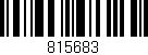 Código de barras (EAN, GTIN, SKU, ISBN): '815683'