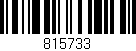 Código de barras (EAN, GTIN, SKU, ISBN): '815733'