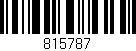 Código de barras (EAN, GTIN, SKU, ISBN): '815787'