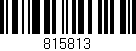 Código de barras (EAN, GTIN, SKU, ISBN): '815813'