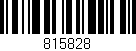Código de barras (EAN, GTIN, SKU, ISBN): '815828'