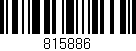 Código de barras (EAN, GTIN, SKU, ISBN): '815886'