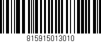 Código de barras (EAN, GTIN, SKU, ISBN): '815915013010'