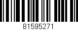 Código de barras (EAN, GTIN, SKU, ISBN): '81595271'
