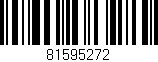 Código de barras (EAN, GTIN, SKU, ISBN): '81595272'