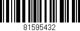 Código de barras (EAN, GTIN, SKU, ISBN): '81595432'