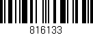 Código de barras (EAN, GTIN, SKU, ISBN): '816133'