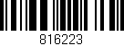 Código de barras (EAN, GTIN, SKU, ISBN): '816223'
