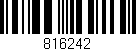 Código de barras (EAN, GTIN, SKU, ISBN): '816242'