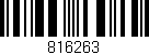 Código de barras (EAN, GTIN, SKU, ISBN): '816263'