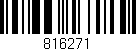 Código de barras (EAN, GTIN, SKU, ISBN): '816271'