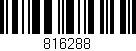 Código de barras (EAN, GTIN, SKU, ISBN): '816288'