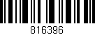 Código de barras (EAN, GTIN, SKU, ISBN): '816396'