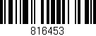 Código de barras (EAN, GTIN, SKU, ISBN): '816453'