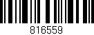 Código de barras (EAN, GTIN, SKU, ISBN): '816559'