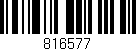 Código de barras (EAN, GTIN, SKU, ISBN): '816577'