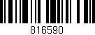 Código de barras (EAN, GTIN, SKU, ISBN): '816590'