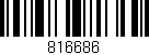 Código de barras (EAN, GTIN, SKU, ISBN): '816686'