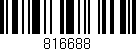 Código de barras (EAN, GTIN, SKU, ISBN): '816688'