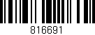 Código de barras (EAN, GTIN, SKU, ISBN): '816691'