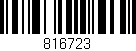 Código de barras (EAN, GTIN, SKU, ISBN): '816723'