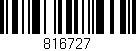 Código de barras (EAN, GTIN, SKU, ISBN): '816727'