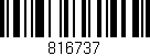 Código de barras (EAN, GTIN, SKU, ISBN): '816737'