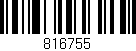 Código de barras (EAN, GTIN, SKU, ISBN): '816755'