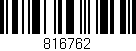 Código de barras (EAN, GTIN, SKU, ISBN): '816762'