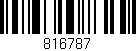 Código de barras (EAN, GTIN, SKU, ISBN): '816787'
