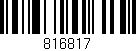 Código de barras (EAN, GTIN, SKU, ISBN): '816817'