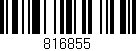 Código de barras (EAN, GTIN, SKU, ISBN): '816855'