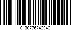 Código de barras (EAN, GTIN, SKU, ISBN): '8168776742943'