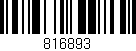Código de barras (EAN, GTIN, SKU, ISBN): '816893'