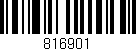 Código de barras (EAN, GTIN, SKU, ISBN): '816901'