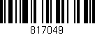Código de barras (EAN, GTIN, SKU, ISBN): '817049'