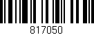 Código de barras (EAN, GTIN, SKU, ISBN): '817050'
