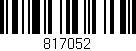 Código de barras (EAN, GTIN, SKU, ISBN): '817052'