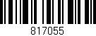 Código de barras (EAN, GTIN, SKU, ISBN): '817055'